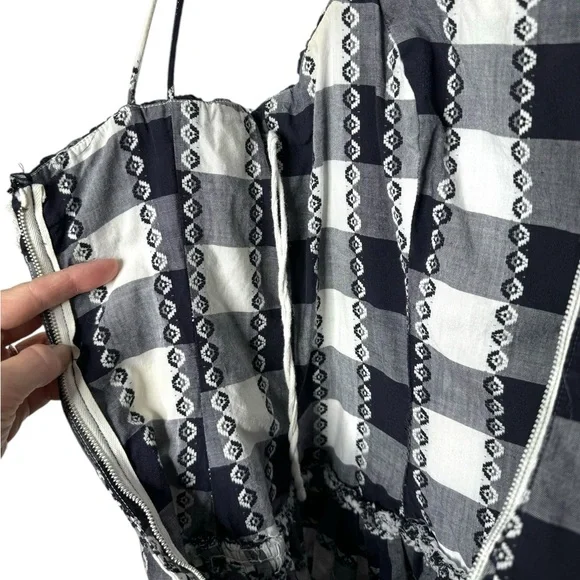 Vintage | 1950’s True Vintage Lou-Ette California Gigham Ruffle and Lace Dress - Picture 4 of 15